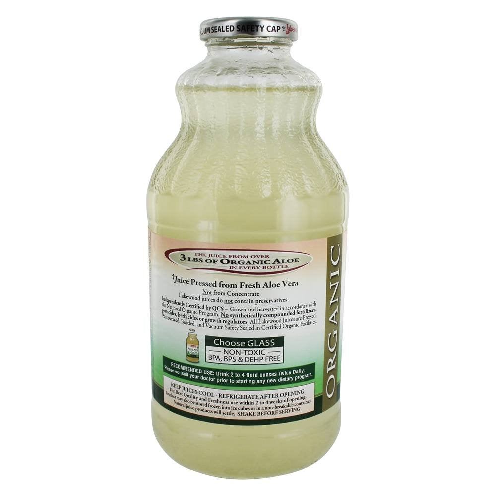 Lakewood, Organic Aloe Vera Juice, 32 Fl Oz