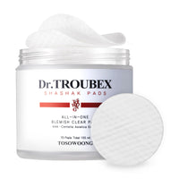 Thumbnail for TOSOWOONG Shashak Toner Pads, Exfoliating Facial Wipes with Salicylic Acid and Centella Asiatica, Cleansing for Makeup and Blackheads, Exfoliate and Moisturize, Dual-Sided, 70 Pads, 155ml, 5.2 fl. oz.