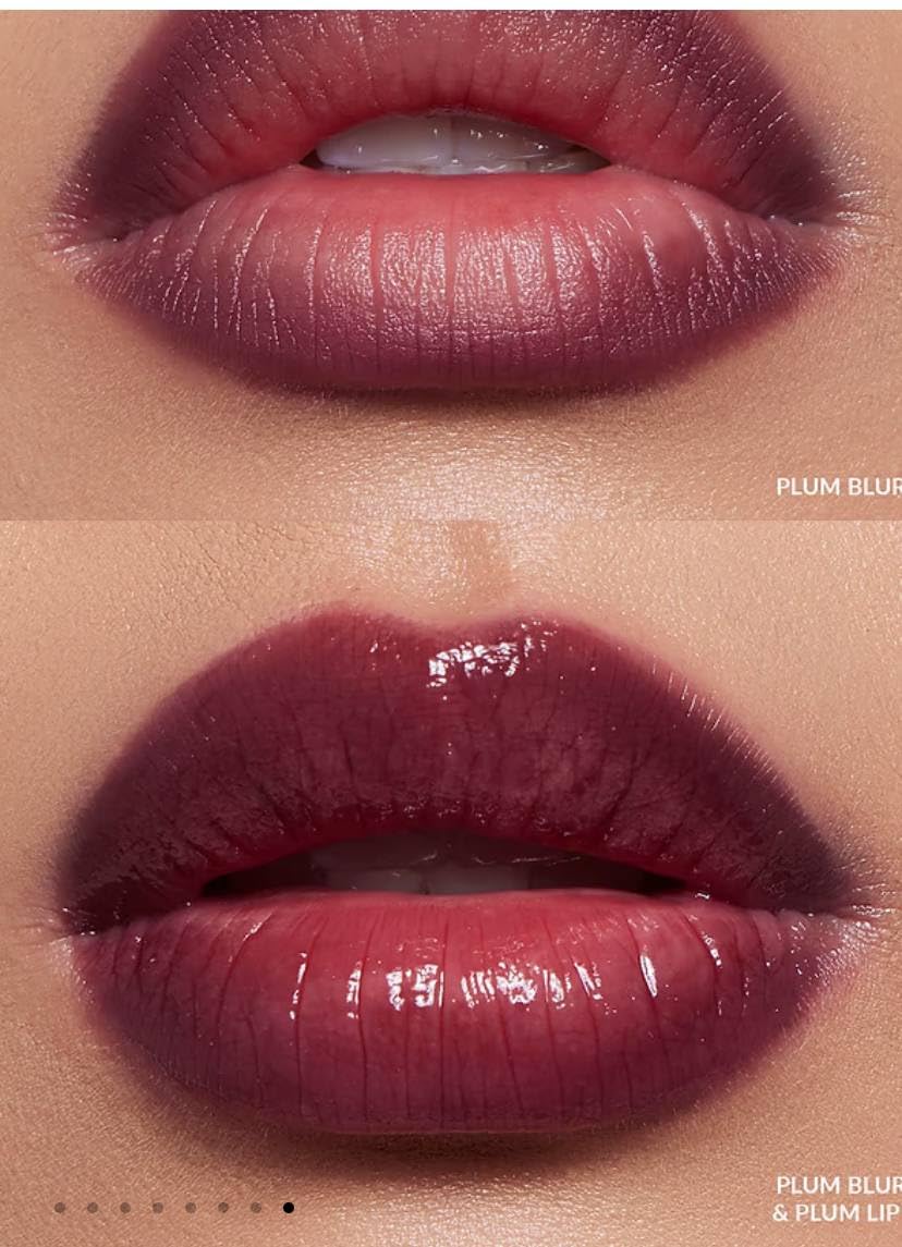 REFY Plum Lip Collection (Blur Liner and Tinted Lip Gloss) + Premium Korean Aloe Vera Sheet Masque