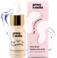 Thumbnail for grace & stella Award Winning Hyaluronic Acid Serum (10ml/0.34 fl oz) Hyaluronic Acid Serum for Face - Acido Hialuronico Face Serums for Women - Hydrating, Remove Fine Lines, Wrinkles - Anti Aging