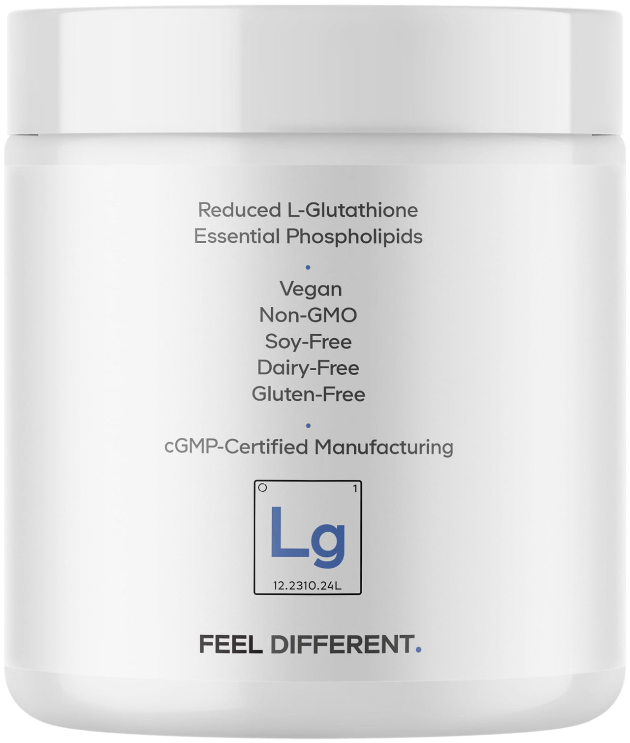 Codeage Liposomal Glutathione Powder - 1,000 mg Vegan Reduced L-Glutathione per Serving, Liposomal Delivery - 2-Month Supply - Unflavored - Phospholipid - Non-GMO Gluten-Free - 2.22 Oz