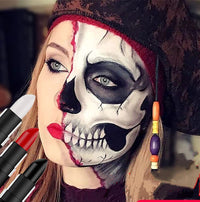 Thumbnail for Go Ho Makeup Clown Black Cream-Blendable Stick - Face Body Paint for Professional SFX, Cosplay Costume - Safe Facepaint, Nose & Lip Smacking, Eye Black for Baseball/Football, Sports, Halloween
