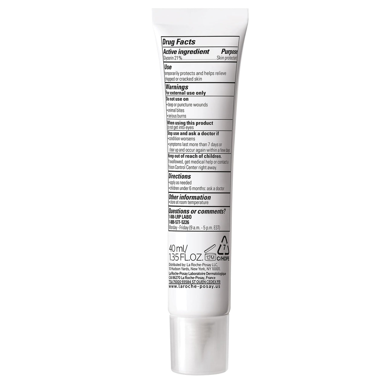 La Roche-Posay Cicaplast Gel B5, Protective Repair Gel for Cracked, Chapped Skin with Madecassoside and Glycerin, Tested Post-Procedure, Post-Stitches, Post-Laser, 1.35 Fl Oz