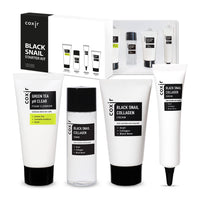 Thumbnail for coxir Black Snail Collagen Starter Kit – Cleanser, Toner, Serum & Cream | Repairing Snail Mucin Skincare Set, Hydrating Korean Beauty Routine for Women (4-Piece)