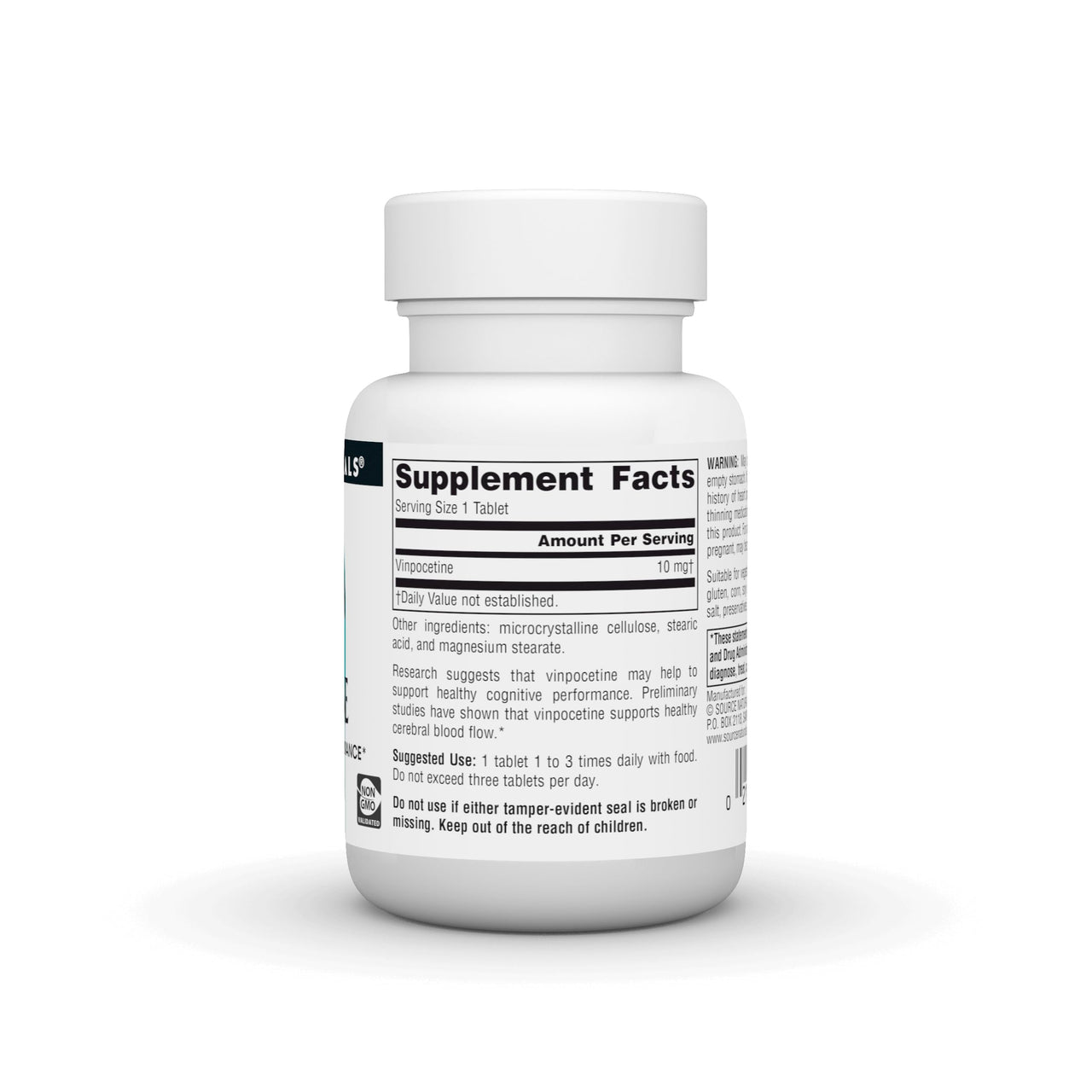 Source Naturals Vinpocetine Tablets, Supports Cognitive Performance*, 10 mg - 120 Tablets