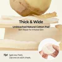 Thumbnail for SKINFOOD Potato Madecassoside Soothing Toner Pad, Korean Skincare Facial Toner, Blemish Pads, Damaged Skin Barrier Improvement, Redness Relief, 8.81 oz (60 Pads)