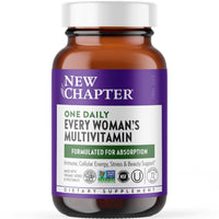 Thumbnail for New Chapter Women’s Multivitamin, Iron, B6, B12, Biotin for Hair Growth, D3, Vit C, Zinc for Immune & Stress Support, Gentle on an Empty Stomach, One Daily, Non-GMO, Gluten-Free, 18+, 72 Tablets