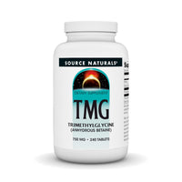 Thumbnail for Source Naturals TMG 750mg Trimethylglycine (Anhydrous Betaine) - 240 Tablets