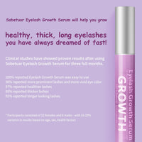 Thumbnail for Eyelash Growth Serum Volumizing Lash Serum For Eyelash Growth Longer & Thicker Lash Enhancing serum With Natural Formula Vegan & Cruelty-Free (5mL)