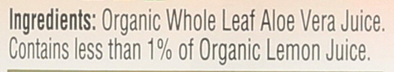 Lakewood, Organic Aloe Vera Leaf Juice, 32 Fl Oz (Pack of 1)