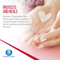 Thumbnail for Dynarex CalaSoothe Skin Protectant Moisture Barrier Cream - Itch Cream with 20% Zinc Oxide & 0.4% Menthol for Relief of Dryness & Rash - 4 oz. Tubes, Box of 24