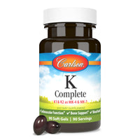 Thumbnail for Carlson Labs K Complete Softgels, 90 Count
