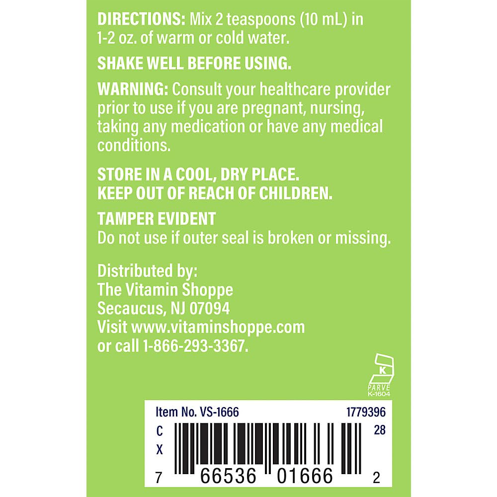 The Vitamin Shoppe Sambucus Black Elderberry Extract Liquid - Immune & Seasonal Support | Concentrated Formula | 8 oz | Great Taste