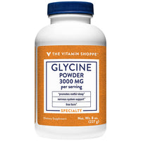 Thumbnail for The Vitamin Shoppe Glycine Powder 3000mg - Restful Sleep & Relaxation | Nervous System Support Amino Acid | 8 oz 75 Servings | Vegan