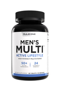 Thumbnail for Rule 1 Proteins Men's Daily Multi - Vitamins, Essential Minerals, Superfoods, Digestive Enzymes, Amino Acids, & Antioxidants for Active Lifestyles and Wellness Support (90 Tablets, 30 Day Supply)