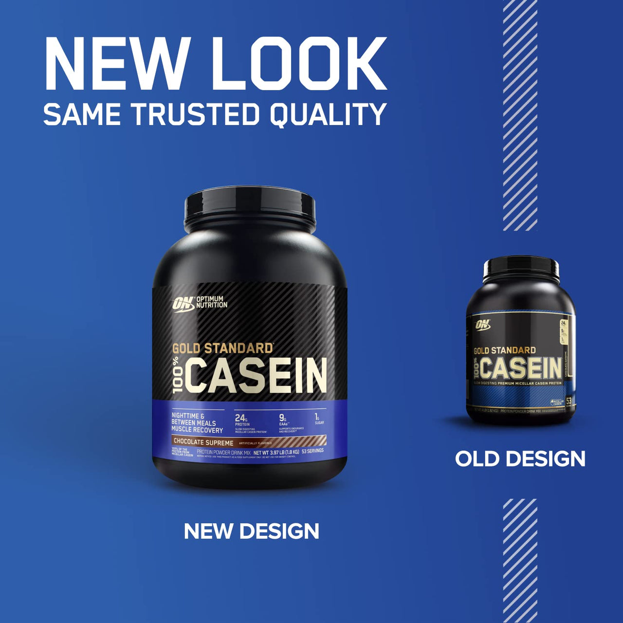 Optimum Nutrition Casein Powder, Chocolate Peanut Butter, 4 Pound
