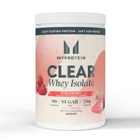 Thumbnail for Myprotein Clear Whey Isolate Protein Powder, 35 Servings, (1.9lbs) Strawberry, 20g Protein per Serving, Naturally Flavored Drink Mix, Daily Protein Intake for Superior Performance