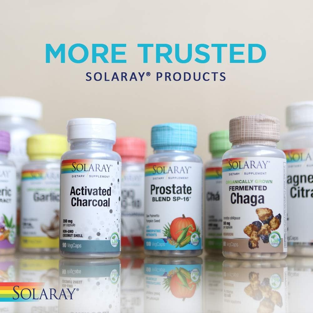 SOLARAY Fermented Korean Ginseng Root Extract | Healthy Stress, Energy & Physical Endurance Support | Vegan, Non-GMO | 30 VegCaps