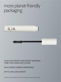 Thumbnail for ILIA - Limitless Lash Mascara | Lightweight, Nourishing, Lengthening, Lifting | Flake + Smudge-Resistant | Non-Toxic, Cruelty-Free, Ophthalmologist-Tested, Safe For Sensitive Eyes (Soft Black)