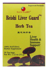 Thumbnail for Health King Reishi Liver Guard Herb Tea - 20 Tea Bags