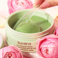 Thumbnail for Pixi Beauty NutrifEYE Soothing Rose Under Eye Gel Patches | Eye Masks for Puffy Eyes with Rose, Aloe Vera, and Chamomile to Hydrate, Calm, and Depuff | 30 pairs / 60 patches