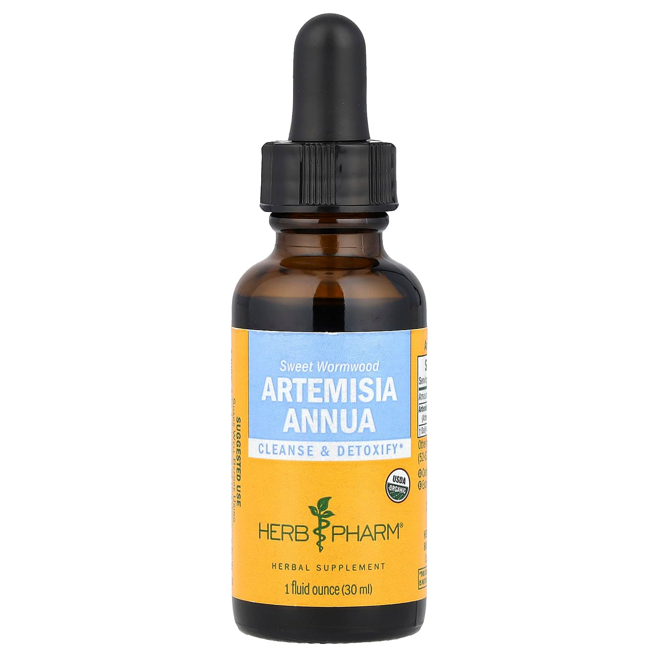 Herb Pharm Certified Organic Artemisia Annua (Sweet Annie) Liquid Extract, 1 Fl Oz