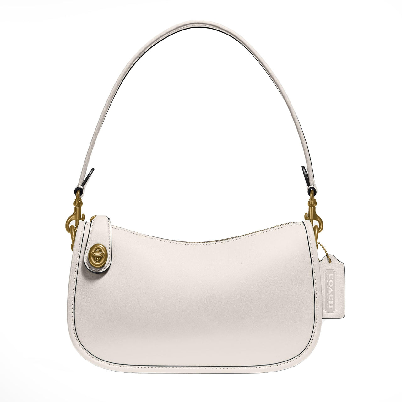 COACH The Originals Glovetanned Leather Swinger Chalk One Size
