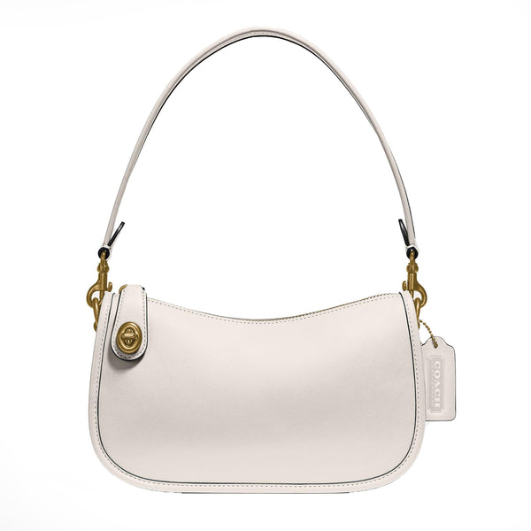 COACH The Originals Glovetanned Leather Swinger Chalk One Size