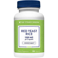 Thumbnail for The Vitamin Shoppe Red Yeast Rice 1,200 (120 Capsules) (120 Capsules)