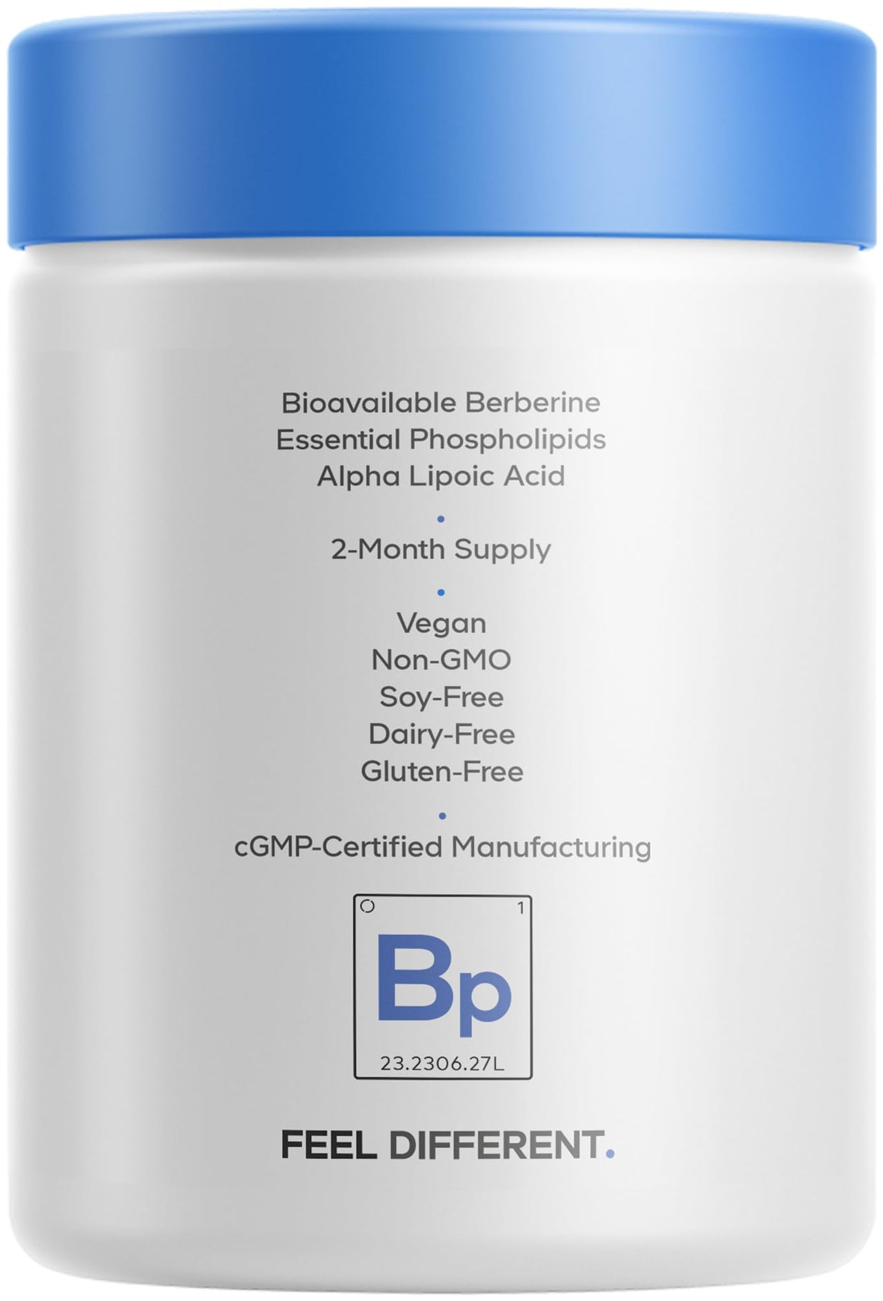 Codeage Berberine Phytosome Supplement - Berberine HCL, Alpha Lipoic Acid, Phospholipid Complex - 2-Month Supply - Berberine HCL - Berberine Hydrochloride - Gluten-Free, Non-GMO - 60 Capsules