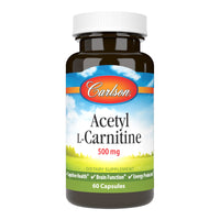 Thumbnail for Carlson Labs Acetyl L-Carnitine, 500mg, 60 Capsules