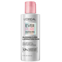 Thumbnail for L'Oreal Paris Glossing Lamination Hair Mask with Glycolic Acid, Hair Treatment for Lasting Shine and Smoothness for Dull, Dry Hair, EverPure, 5.1 Fl Oz