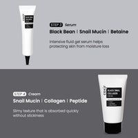 Thumbnail for coxir Black Snail Collagen Starter Kit – Cleanser, Toner, Serum & Cream | Repairing Snail Mucin Skincare Set, Hydrating Korean Beauty Routine for Women (4-Piece)