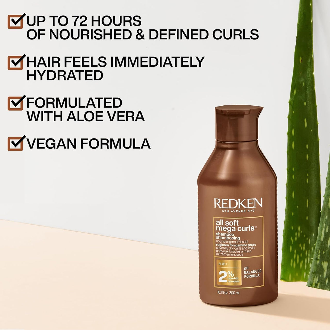 Redken All Soft Mega Curls Shampoo, Conditioner & Treatment Set For Extremely Dry Curly and Coily Hair - Nourishes and Softens Severely Dry Curls