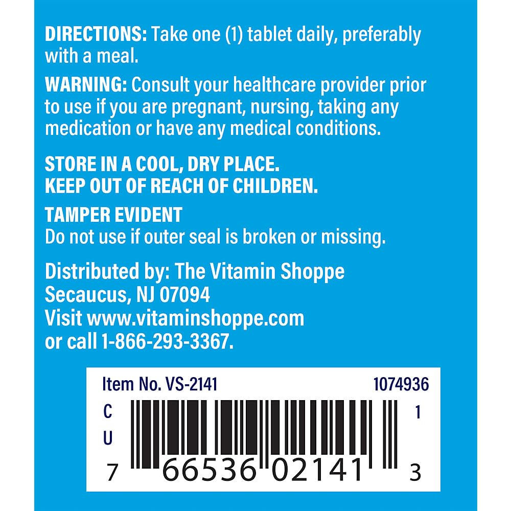 The Vitamin Shoppe Selenium 100MCG - Antioxidant Protection, Thyroid Health & Immune Support, Essential Mineral (300 Tablets)