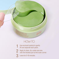 Thumbnail for Pixi DetoxifEYE Depuffing Hydrogel Under-Eye Patches, Cucumber, Hyaluronic Acid & Caffeine for Puffy Eyes and Dark Circles, Hydrate Eye Area, 30 Pairs, 60 Patches