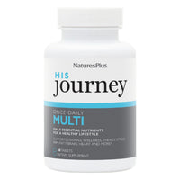 Thumbnail for NaturesPlus His Journey - 30 Tablets - Men’s Multivitamin - 100% DV of All Vitamins - Supports Overall Wellness, Energy, Immunity & Brain Health - 30 Servings