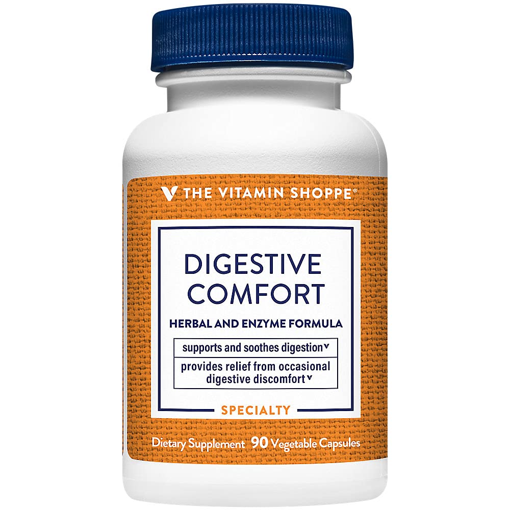 The Vitamin Shoppe Digest Comfort - Enzyme Formula to Support Digestion (90 Vegetarian Capsules)