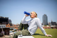 Thumbnail for Stanley Quick Flip GO Water Bottle 24 oz | Push Button Lid | Leakproof and Packable for Travel and Sports | Insulated Stainless Steel | BPA-Free | Lapis