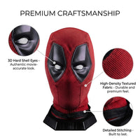 Thumbnail for Superhero Cosplay Red Helmet Mask Suitable for Boys and Girls Holiday Parties, Comic-Con and all Kinds of Get-Togethers （23.63 in Head Circumference）