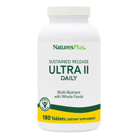 Thumbnail for NaturesPlus Ultra II Daily - 180 Tablets - Multivitamin with Whole Foods for Overall Well-Being - Supports Energy & Immune Health - Sustained Release - 180 Servings