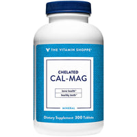Thumbnail for The Vitamin Shoppe Calcium Magnesium 2:1 - Bone Support Chelated | Cal-Mag with Vitamin D | 300 Tablets | Highly Absorbable