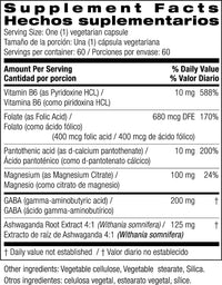 Thumbnail for Bio Nutrition Stress Wellness with Ashwagandha, 60 Vegetarian Capsules