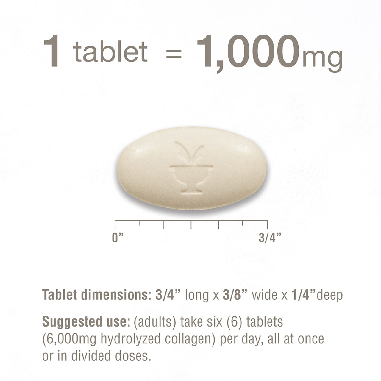 Youtheory Advanced Collagen - 6,000 mg - with Vitamin C - for Hair, Skin & Nails* - Collagen Supplements for Women and Men - 120 Tablets