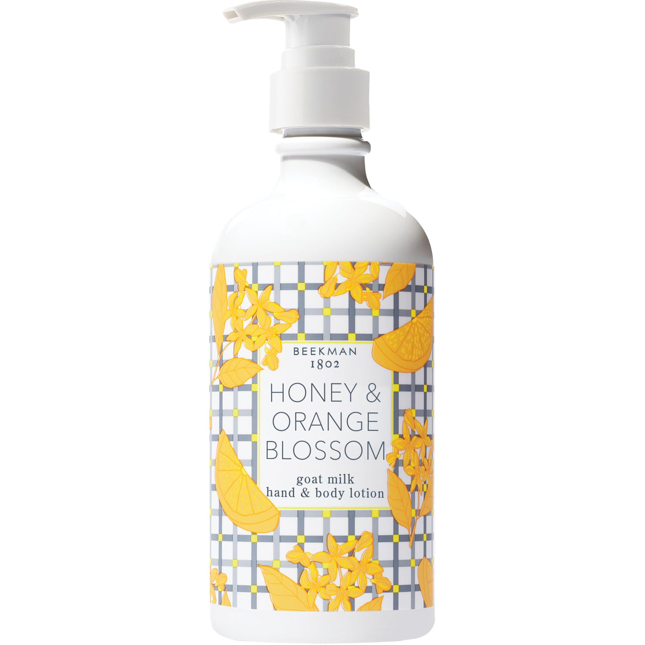 Beekman 1802 Goat Milk Lotion – Body Lotion & Hand Lotion for Dry Skin, Lightweight Non-Greasy Formula with Shea Butter & Jojoba Oil, Cruelty Free, Lotion Pump – Honey & Orange Blossom