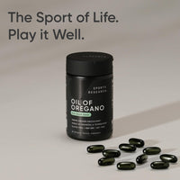 Thumbnail for Sports Research® Oil of Oregano 9500mg w/Black Seed Oil & Coconut MCT Oil - Antioxidant Combination Supplement Rich in Thymoquinone & Carvacrol - Gluten Free · Non-GMO - 60 Softgels