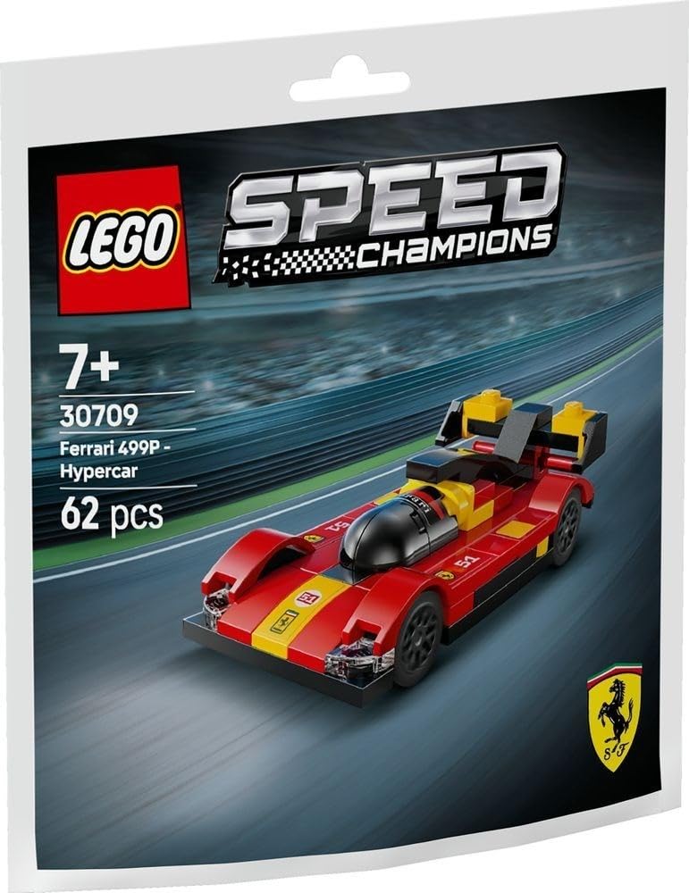 Lego Speed Champions Ferrari 499P Hypercar Paper Bag