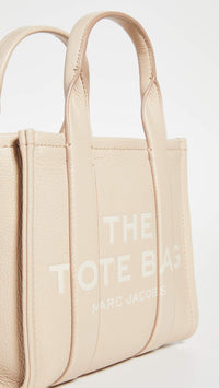 Thumbnail for Marc Jacobs Women's The Leather Small Tote Bag, Twine, Tan, One Size