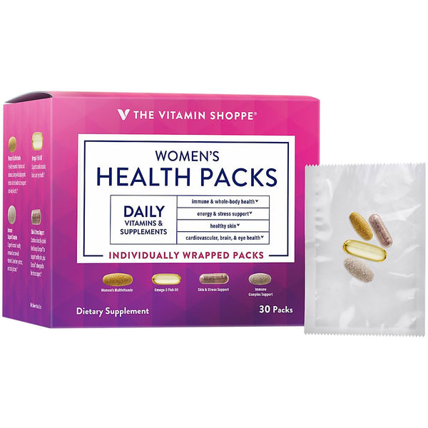The Vitamin Shoppe WomenaTMs Health Packs A Daily Vitamin Packets for... - Premium Quality Health Support | Supplement | Daily Wellness