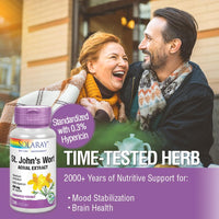 Thumbnail for SOLARAY St Johns Wort Aerial Extract 300 mg, 0.3% Hypericin, Mood & Brain Health Support, Vegan & Lab Verified for Quality, 120 Servings, 120 VegCaps